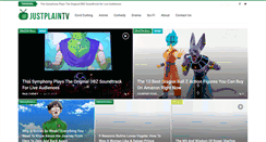 Desktop Screenshot of justplaintv.com